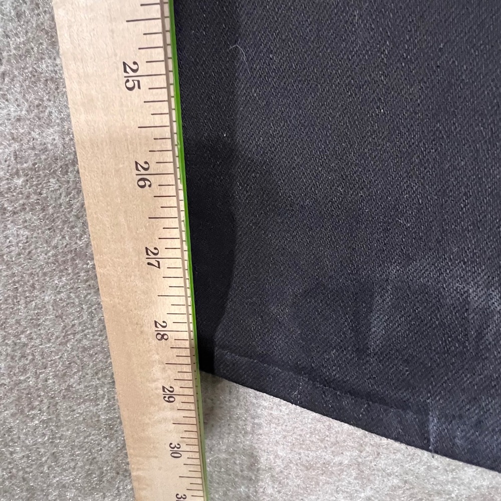 DENIM BY VICTORIA BECKHAM Black Cotton Blend Straight Leg Jeans Women Sz 28 READ - Picture 7 of 14